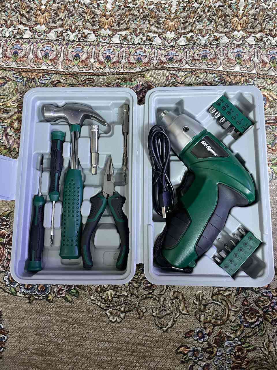 شلونكم شباب
عده كامله دريل شحن فتح و شد جديد شغال و باقي العده واضحه بالصور 

خلي سعر و اخذها او راسلني و تدلل الحجز على الخاص 

توصيل موجود


**إذا كنت صاحب هذا الإعلان وتريد حذفه لأي سبب، رجاءا أرسل رسالة إلى الدعم الفني**