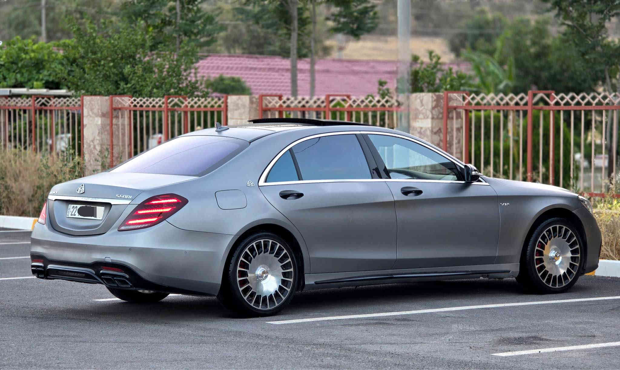 * للبيع او المراوسس

* Mercedes-Benz 

* S-Class 63s AMG 2016

* 🇩🇪kit maybach

* سعر :- 410$ بلاششششششش

* الفئة : اس كلاس 

* الموديل:63 إس

* الطراز : Amg 

* سنة الصنع : 2016 

* المسافة المقطوعة : 133.000 KM

* نوع ناقل السرعة : اوتوماتيك سبورت

* عدد السلندرات : 8 سلندر

* حجم المحرك : 5.5 لتر 

* القدرة الحصانية : 577 حصان 🚀

* السرعة القصوى 330 km ✈️

* توين توربو 

* نظام الدفع : خلفي 

* دبلات جك هواي 

* نوع المقاعد:جلد- كهربائي - تدفئة - تبريد

* فتحة السقف:بانوراما

* وسادات هوائية : 9

* اربع ويلات و تايرات بيلادي شديت 

* رقم اربيل 

*  سيارة مسوين كامل صبغ  مات للجمالية بدون حادث بدون اي شيء

* مكان السيارة : رانيه بعد اربيل 

* للاستفسار الاتصال على هذا الرقم 

* ***********

* ***********

* #############################

* فرۆشتن و گۆڕینەوە 

* Mercedes-Benz S-Class 63s AMG 

* 2016🇩🇪 

* kit maybach

* Amg بلاد

* نرخ :-  410$ و  بلاششش

* جؤر:ايس كلاس 

* موديل:- S 63

* سالي دروست كردن: ٢٠١٦ 

* رؤشتن:- 133 هه زار كليومتر

* ٨ بستؤن توين توربو

* حجم المحرك : 5.5 لتر 

* القدرة الحصانية : 577 حصان 🚀

* السرعة القصوى 330 km ✈️

* تون توربو 

* به رمه جه. كراوه 

* مواصفات فول فول 

* بانوراما 

* كوشن جلد  و سارد و كه رم 

ده كا شه فت و صنودق جه ك و رادار و هتد..

سياره كه:-كامل صبغ كراوه به مات بؤ جواني له سه ر ساغي بى ده عم و بى ليدران

***********

*********** السليمانية
