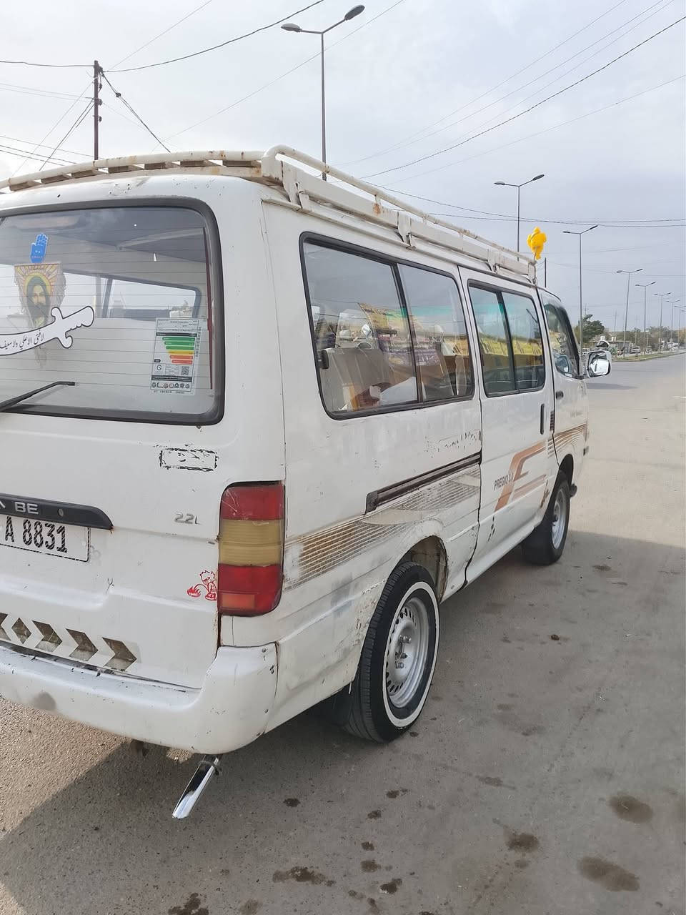 السلام عليكم فتون جمبي 2008مكينه وكير كفاله عامه تهم تاير سياره بدون صبغ وبدون ضربه سياره جاهزه للشارع مصفرة هيئه وغرامات سنويه ل2030 مكان بغداد الزعفرانية..الرقم ***********
