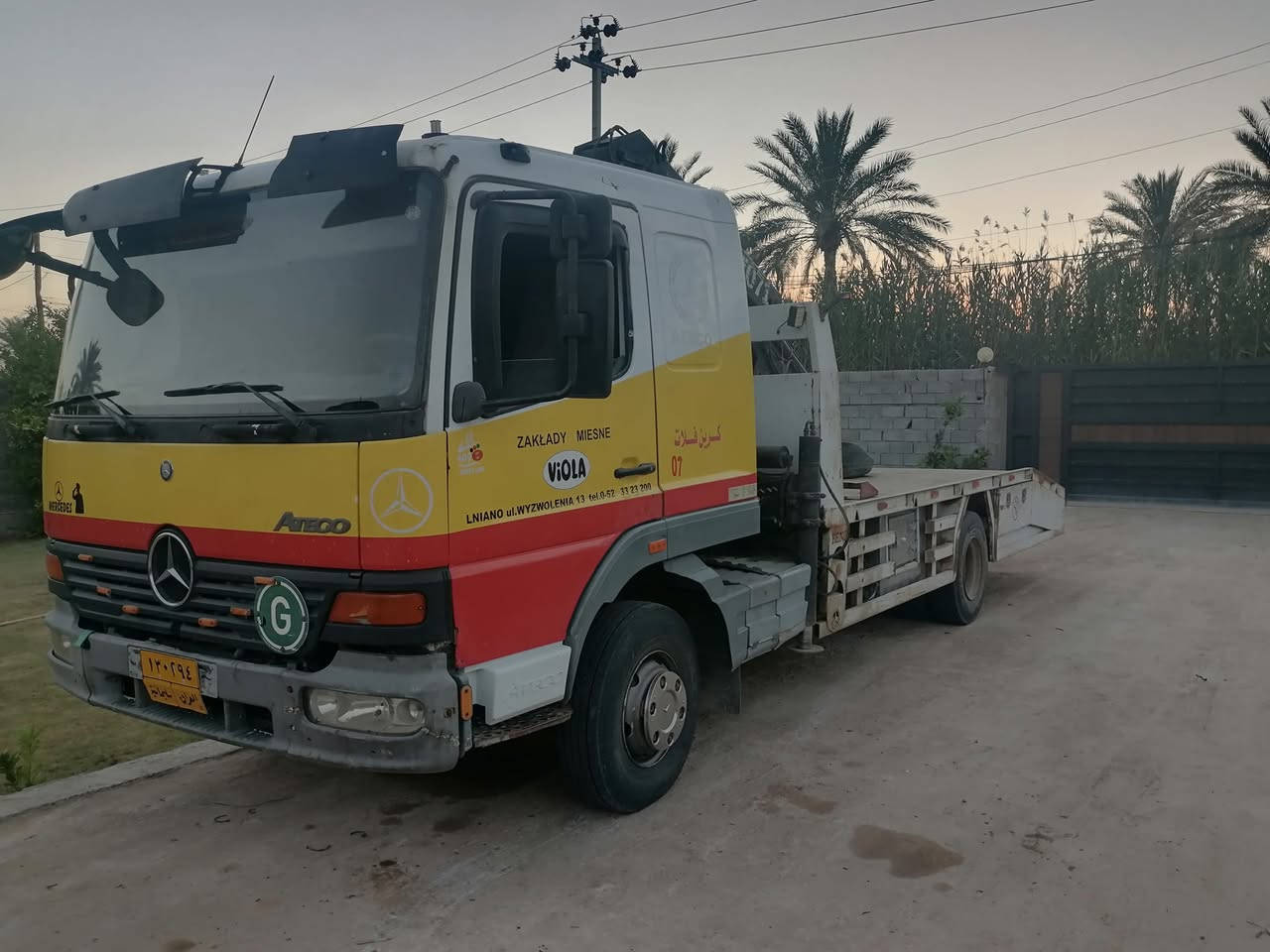 للبيع كرين اتيكو هياب ٣ طن  موديل ٢٠٠٣ محرك ٤ سلندر ٦ برغي رقم شمالي  رقم الهاتف ***********
