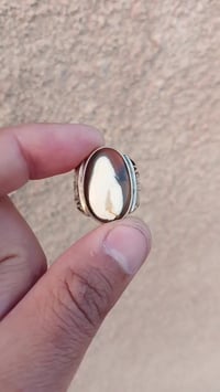 عقيق يماني • مقاس ٢٤ • سيف ذو الفقار