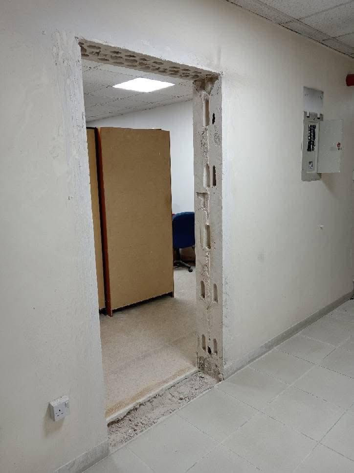 يالله الهم صلي عل محمد والي محمد
 بسم الله الرحمان الرحيم

تثقيب وقص الكونكريت والصب بحميع القياسات والأحجام
⚫عمل فتحات سبالت 
⚫عمل فتحات مرازيب
⚫عمل فتحات صاروخيه ساحبة مطبخ
⚫فتح مناور درج
⚫ وقص جميع الصب والكونكريت المسلح
بكادر متخصص بدون اهتزاز أو تصدعات
للتواصل مراسلة الصفحه او 

لأتصال برقم ***********
