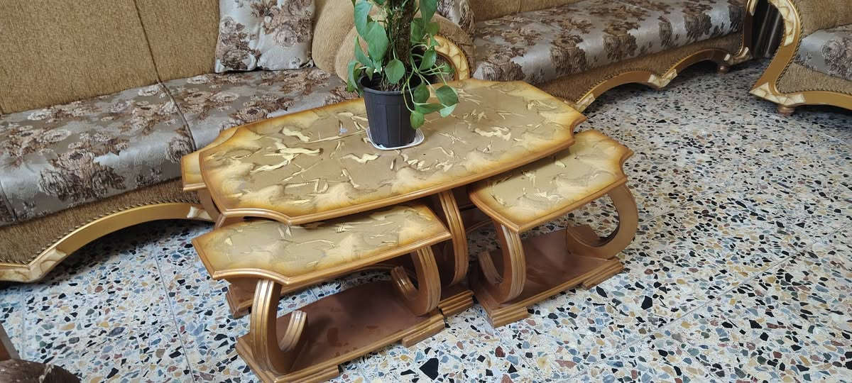 سلام عليكم تخم ملكي نضيف ٤ كوشات ١٠مقاعد ٤متحركة طبلة كبيره و٤ صغيره المكان بغداد
ثعالبة *********** السعر ٧٠٠وبي مجاب
