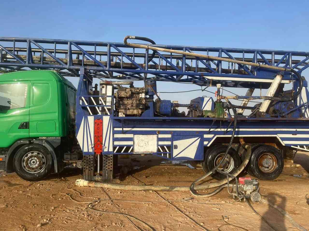 حفاره برينه
  #تركيا موديل 22 جاهزه للشغل محرك كمنز الواقع احله من الصور  والساحب سكانيه موديل 12كما واضح بالصوره رقم بصره 
 الستاين الطول 10 متر ستندر   عدد لستاين 24 وحده أربعه انج نوع ثقيل راسيات الحفر العدد 7 أنواع  14عدد 2 و12 عدد2  و10 و8 وحده خاصه للطين

عربانه الستاين الطول 10
للاستفسار : ***********
