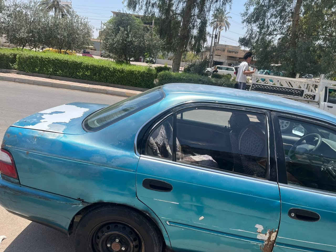مكلف بلنشر
للبيع سيارة كورولا تويوتا موديل 1997 بلادي بحالة ممتازة جداً. السيارة تبريد وتدفئة شغالة والمحرك جديد كلياً، كهربائيات وميكانيك السيارة كلها شغاله، ومراياها الدخلية كهربائية .
للتواصل  على الرقم ***********.
الشراي يتصل @
