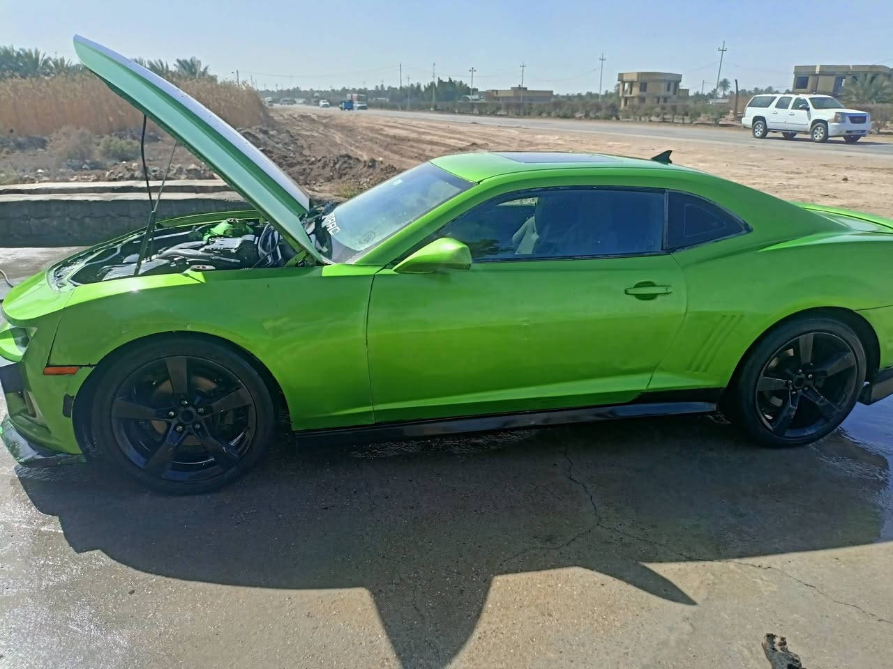 اسلام عليكم ...كمارو 2010محدثه 2018
سياره جاهزه مصبوغه جماليه بيه بس جاملغ اليسر مرجع نفسه كله ليبل واحد مكينه كير خير من الله ترايك للبصره 
حداديه نضيفه دخم تاير  رقم وسنويه نكليزي بسمي  تحكمات ستيرن فتحه بلقماره سياره خير من الله 
مكاني بابل الكفل ..سعر 76 وبيه مجال للطيبين ..***********
***********
