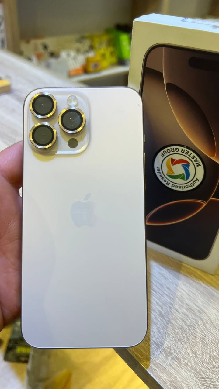 جهاز ايفون ١٦ برو ماكس
ضمان ماستر 
ذاكرة /256G
بطاريه/99%
كارتونه غراضه كامله 
السعر/ مليون و٤٥٠

هاتف/***********
