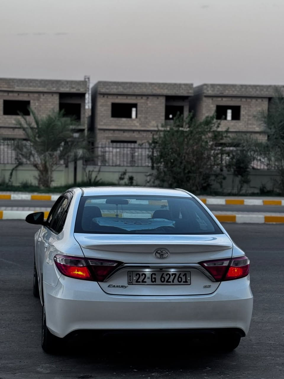 كامري 16 وارد امريكي ضررها جاملغ جهه السايق والبنيد مبدل ومصبوغ  بيها بدايه شاصي صبغ وبيها بالهلال الخلفي عكس السايق اقل شبر صبغ كير محرك معمر جديد صدر تايرات كله جديد سيارة متصرف عليها  جاهزة من كلشي سنويه غير نافذة سعرها156
 وبيها مجال شي قليل مكان السيارة تكريت او بيجي للاستفسار ***********
