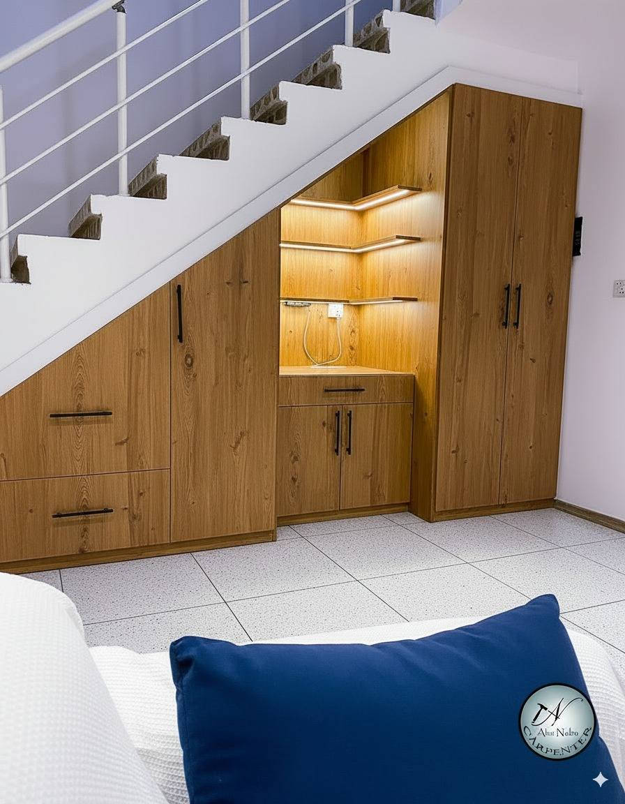 🔸 هواي مساحات نضيعها بالبيت.. مثل تحت الدرج أو   الدريسنغ رووم 
الدريسنغ رووم ينظم كل ملابسك ويخلصك من الفوضى،
وتحت الدرج نكدر نحوله لخزانة أو مكتبة تضيف جمالية وفائدة.

🔸 والمطبخ؟ هو قلب البيت.. إذا اختاريت التصميم الصح، راح يخدمك سنين ويخلي حياتك أسهل وأجمل.

✦ النتيجة؟ بيت منظم، عملي، وأنيق.. وكل ركن بيه يتحول لاستثمار حقيقي إلك ولعائلتك.
للأستفسار مراسلة الصفحة أو الاتصال على هذه الارقام
***********‪
***********‪
عنوان المعمل : اربيل /الصناعه الجنوبية /شارع ١٠٠ خلف كمرك السيارات
