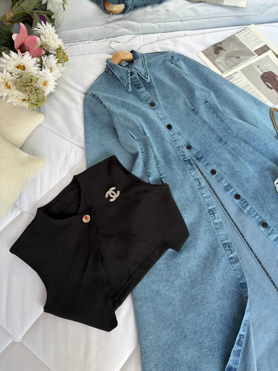 🧿﷽ وعلى الله توكلنا 🧿

لا تعلن الخطوات اعلن الوصول🫰🏻🚶
جديدنا لاينتهي وبضاعتنه غير😌😉

فستان جنز تركي مع توب

كوالتي عالي جميل بالبس

القياسات يلبس 👇 
38 40 42 44 46

الحجز خاص


**إذا كنت صاحب هذا الإعلان وتريد حذفه لأي سبب، رجاءا أرسل رسالة إلى الدعم الفني**