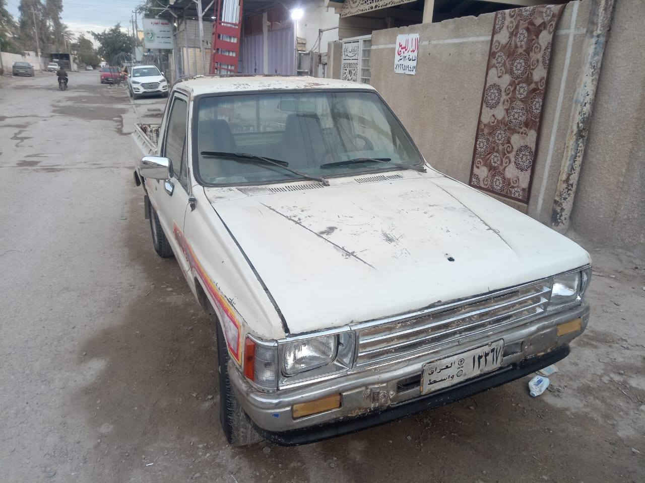 تيوتا موديل 88
رقم واسط ،السعر 30 $

***********

مكاني بغداد
