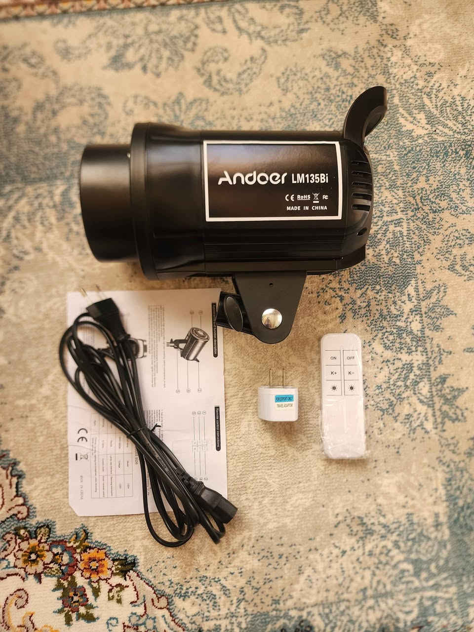 Andoer LM135Bi

Andoer LM135Bi Portable LED Photography Fill Light 135W Studio Video Light 3000K-5600K Dimmable Bowens Mount Continuous Light with Remote Control for Product Portrait Wedding Photography Live

ڕووناکی ١٣٥ وات، بە کارەبا ئیش دەکات. 

نرخ ١٢٥ هەزار. السليمانية, العراق


**إذا كنت صاحب هذا الإعلان وتريد حذفه لأي سبب، رجاءا أرسل رسالة إلى الدعم الفني**