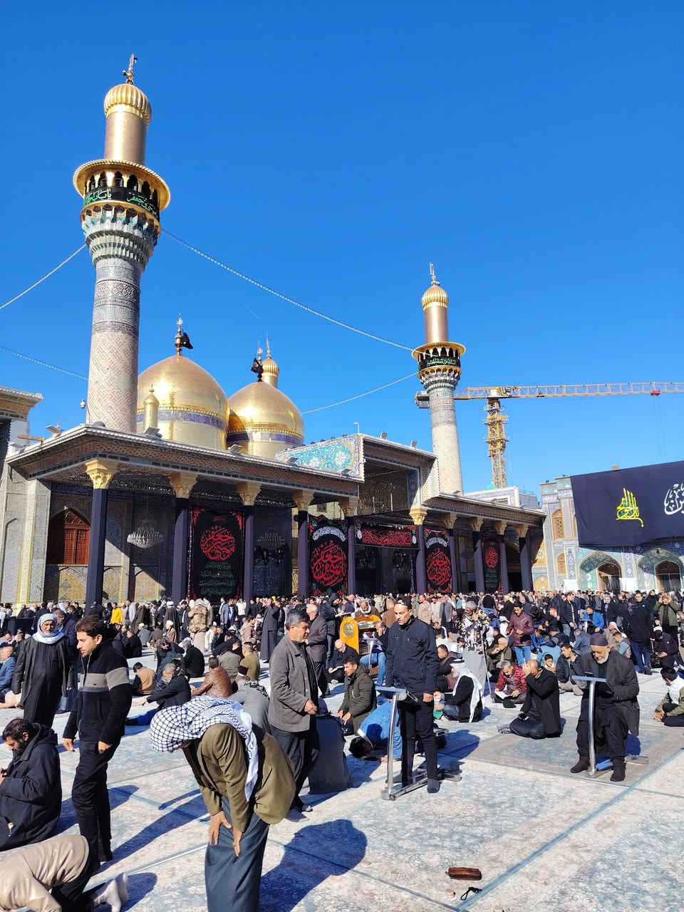 بسم الله الرحمن الرحيم يعلن جامع المرتضى عن بدأ حملة إلى الأمام الكاظم ع وأولاد مسلم ع والى مخابز باب الأغا يوم الجمعة القادم الساعة ٧ صباحا للحجز والاستفسار يرجى الاتصال على الرقم *********** ومن الله التوفيق للجميع
