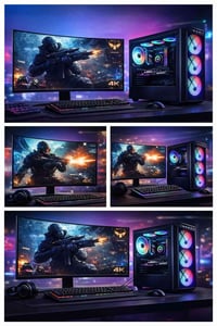 PC جيمينغ • RX 7700 XT 12GB • النجف الأشرف