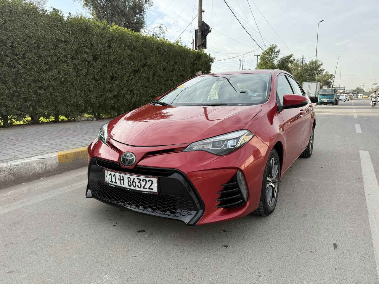 سلام عليكم موديل ٢٠١٧ ماشيه ١١٠ بيه صبغ اربع قطع اثر جراد سياره حلوه وجاهزه تخم تاير صدر جديد مواصفاتSE رقم جديد هزه جديده علوان بغداد  *********** سعر ١٣٥ وبيه مجال
