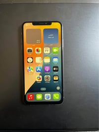 iPhone X s max  الذاكرة ٢٥٦ باور التشغيل عاطل الضهر مكسور  بطارية ٨٥ ل...