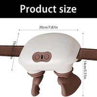 جهاز Oio Neck Massager الموضح في الصورة هو جهاز تدليك لاسلكي مصمم خصيص...