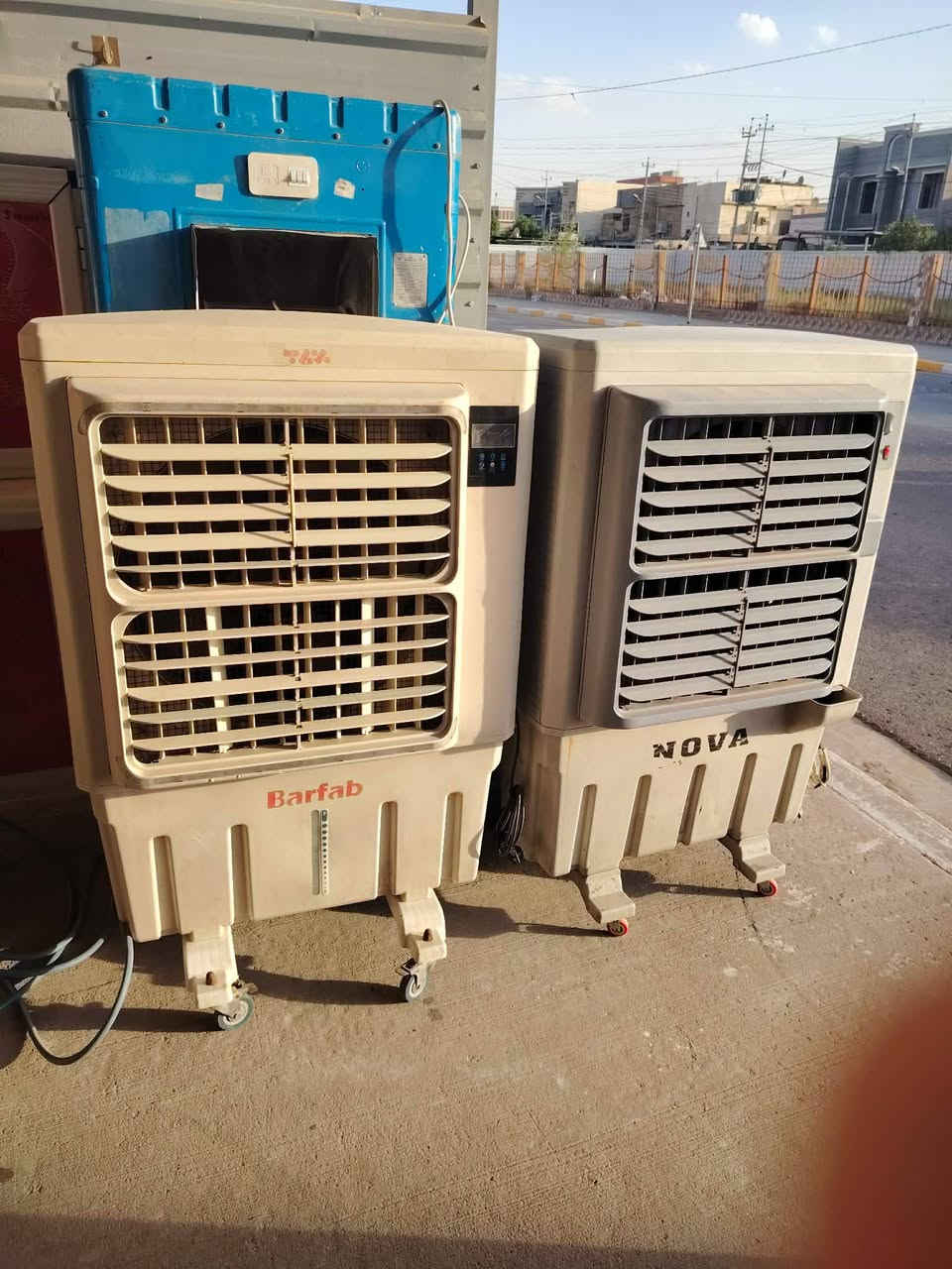 مبردات شغل بشرط على فحص ماطور سرعتين كلش نضيف سعر لواحد ١٢٥ الف العنوان فلوجه حي المعلمين قرب جامع سعد***********//***********
