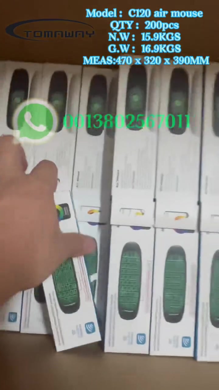 🔥🔥🔥Super handy Air Fly Mouse! 😍😍😍Ultra-smooth air remote control operation
Compatible with mobile phones, computers, TVs and projectors for all devices
Long-distance control, free your hands, perfect for office work and watching dramas
Smooth and sensitive touch, essential gadget for home & office!
🌍WeChat：19207038499
☎️WhatsApp：+8613802567011
#AirFlyMouse #SmartRemoteControl #OfficeMustHave #DigitalGadgets #BlackTechElectronics


**إذا كنت صاحب هذا الإعلان وتريد حذفه لأي سبب، رجاءا أرسل رسالة إلى الدعم الفني**
