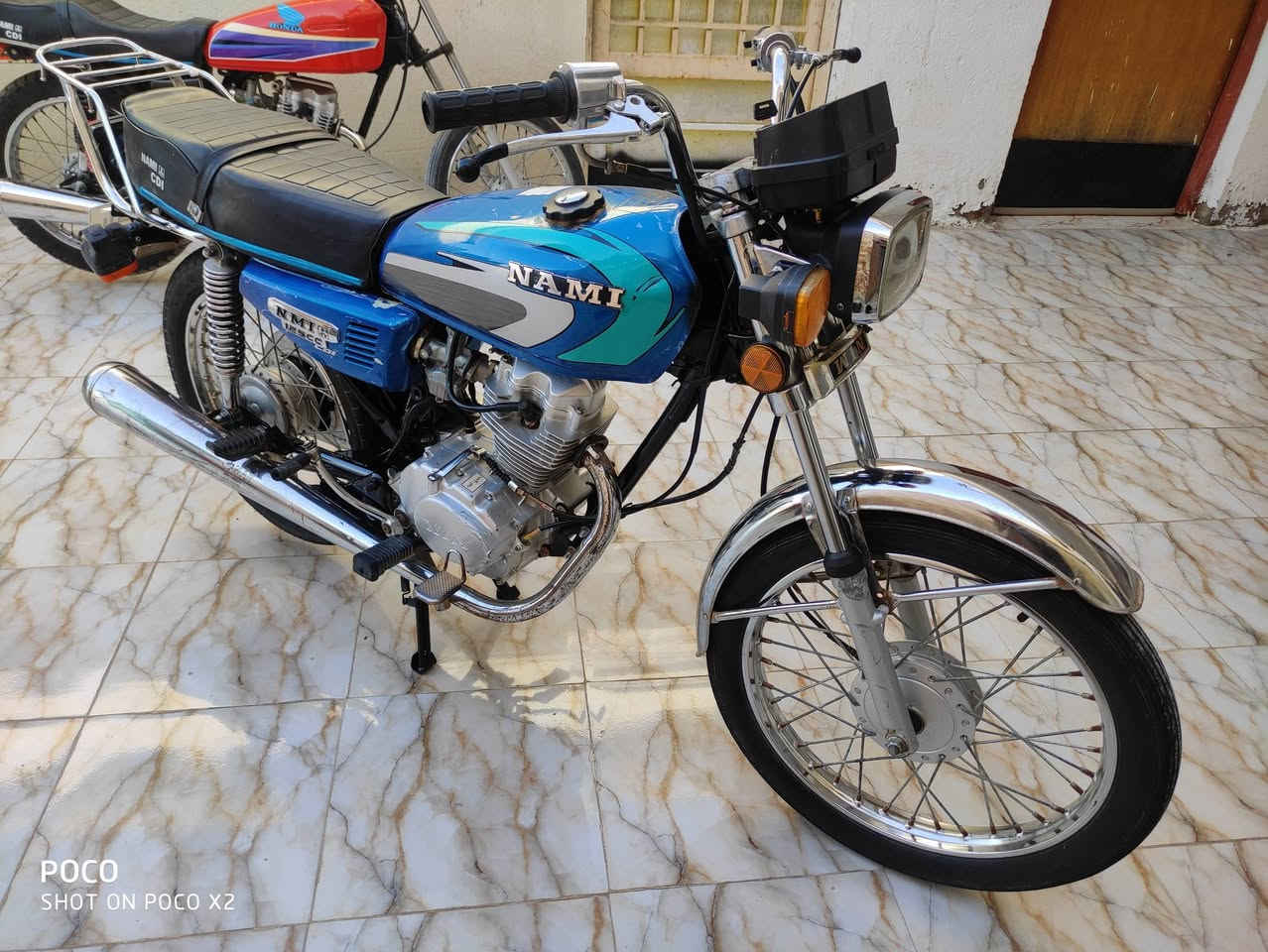 السلام عليكم للبيع نامه شبه اصلي مديل 23 وراق شرط اصولي مكينه مكفوله ما مفتوحه دراجه جاهزه كل نقص مابيهه مكاني شطره أسعر ،850 شراي يخابر خاص ماكو ***********
