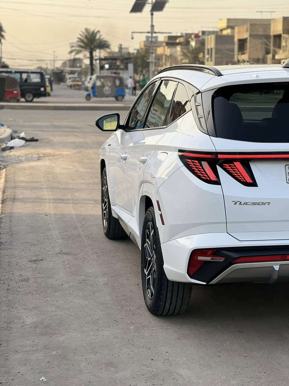 يالله شباب توسان ان لاين  موديل 23 محرك 2500
السيارة ماشي 27
سياره حادثة موضح بالصور تبديل جاملغ امامي بدون ايرباك والطخات صبغ فقط السعر مال النترا ما اصور اكو هيج توسان بهيج مواصفات وهيج سعر 195 للاستفسار ***********
