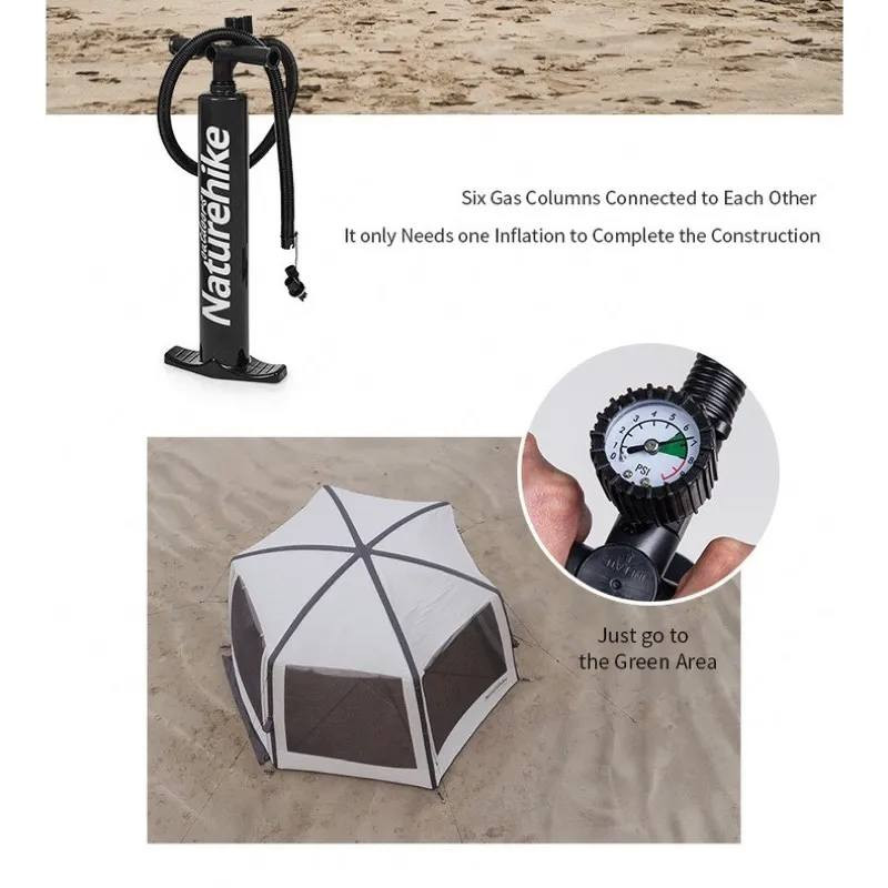 خيمة ماركة نتشر هيك ( نفخ أربع  فصول )
شكل سداسي مزاد من 200الف
الطول 380  سم
العرض   330  سم
الارتفاع  210  سم
طول الظلع السداسي 190  سم
نوع القماش  بولستر اكسفورد
( Oxford  150D )
مع طبقة عازلة للحرارة
(   Silver Coating  )
مرسله وتساب ***********
