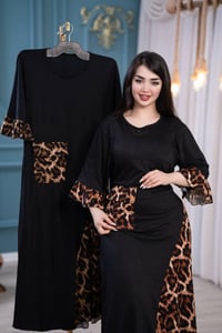 دشداشة نسائية • خامة زبدة • فري سايز ١٠٠ كيلو