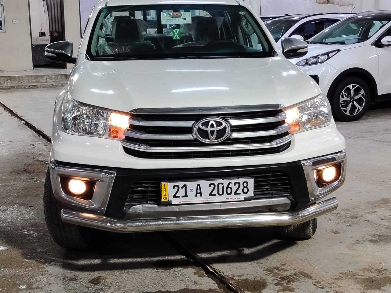 2017 كفاله عامه من كلشي مابيهه لاصبغ ولاتعديل ولابارد كفاله عامه شرط السونار
كتلوكات الشركه كلهن بيهه
ماشيه ١٨٥ ع ايد وحده سيرفس كله شركه تيوتا
فورويل 
السنويه جديده الى2031
الهزه والفحص الى2027
مكفوله من كلشي
 مكينه وكير شركه مامفتوح
تخم تاير جديد نقشه الشركه الدلوب
السياره فول موصفات
شاشه كامره بلادي حساس
كير عادي تحكم ستيرن
درع امامي
هوك خلفي 
فورويل
مانقصهه برغي مكاني بغداد
السعر٢٤٧ وبيهه مجال قليل جدا
***********
***********
