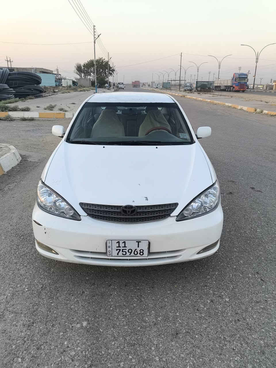 سلام وعليكم سياره كامري موديل 2006 رقم بغداد الدولي سنويه 30وارد امريكي سياره مال جناي فول نضافا بيها مكانات صبق مكان سياره ديالى ناحيت العضيم سعر 88 سياره كراند فول مواصفات‏‪***********‬‏
