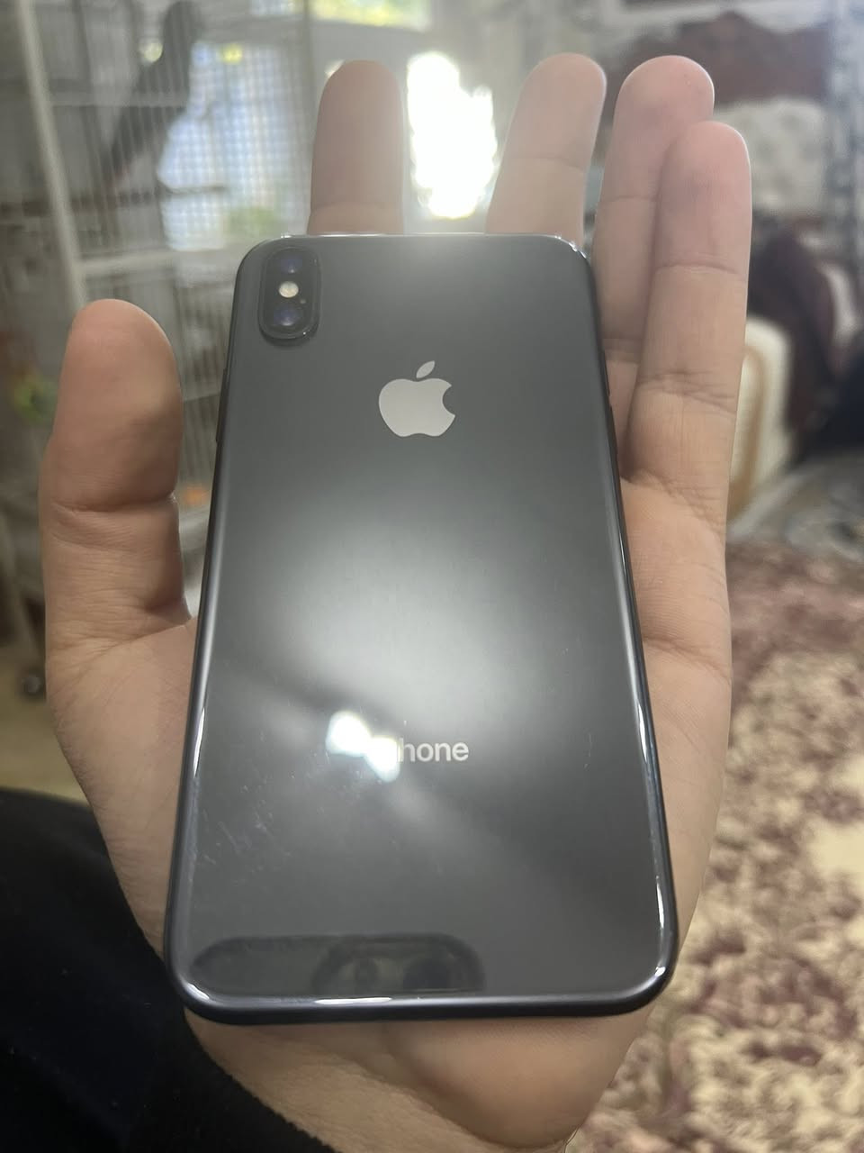 سلام عليكم ايفون اكس فقط 
للبيع سعره 125الف وبيه مجال للشراي
مكاني بغداد البكريه ***********وتساب موجود
