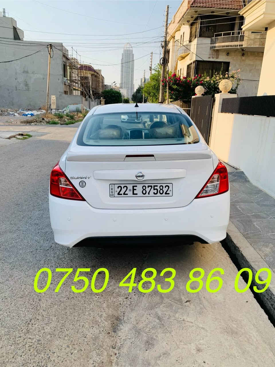 نیسان سنی مۆدێل 2023ی هیندی .
بۆ فرۆشتن 🚕🚗🚙

سفری هەولێرە بەناو خۆمە
تەنها  ( 9 ) هەزار km رۆیشتییە 💥
سەیارەکە هیچی نییە زۆر خاوێنە وەک سفر وایە
رەقەم سەنەوی فحس هەزە هەمووی تازەیە
سعر ( 118 ) 💰وەرەقە مجالێکی برایانە
کۆرک واطس اپ 👇
***********
عنوانی سەیارە هەولێر
