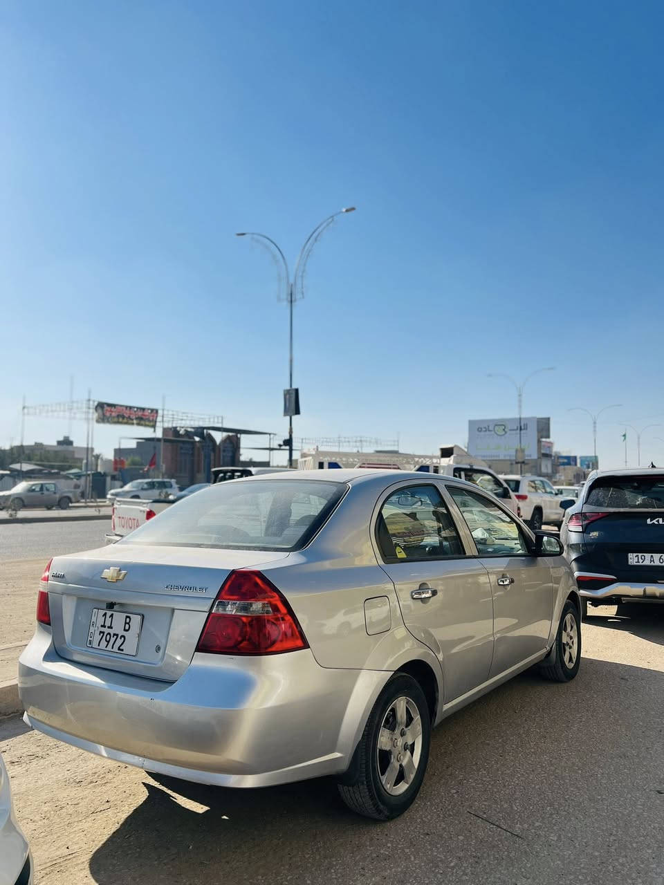 سلام عليكم 
البيع افيو 2009 

خليجي مكينه 1600 مسكر 

كفاله لا ضربه ولا تبريد 

كير مكينه حداديه تخم تاير تبريد ثلج 

تدفئه جاهزه 

رقم بغداد دولي

سنويه ال29 

سعر 72 وبيه مجال 

مكاني بابل نادر الثانيه 

***********
