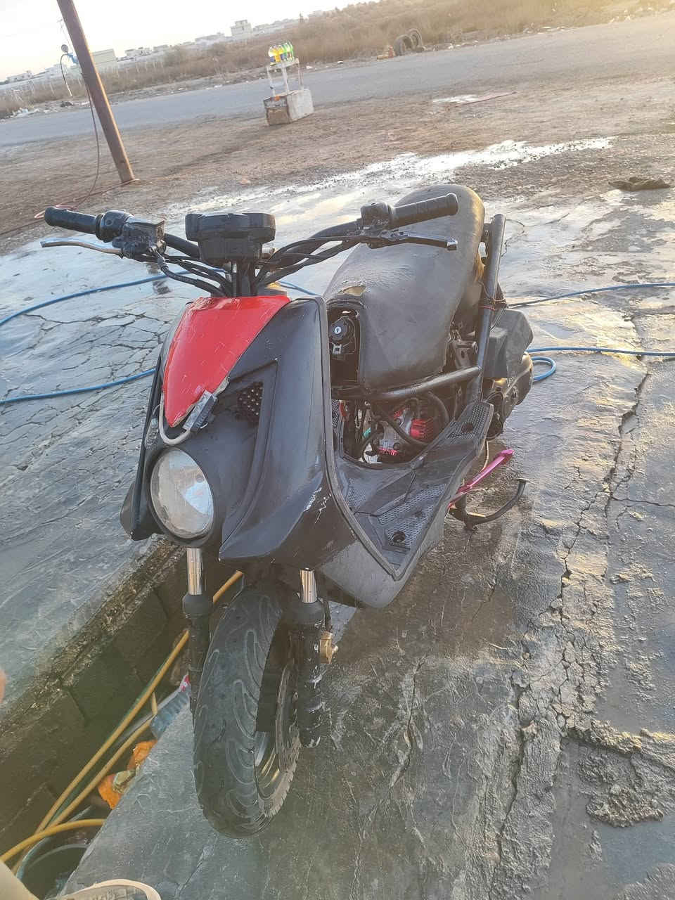 سلام عليكم دراجه مكينه 58 شلع معدل تخبل شرط محرك صوت ما تسمع له دراجه كهربائيات كلها شغاله سعر 450 قفله مكاني بغداد حي الجهاد ‏‪0776 841 6500
