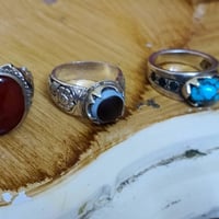 فيروزي نيشابوري • جزع مشكول • صياغة يدوية