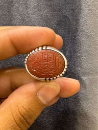 عقيق يماني • فضة 990 • مقاس 20/21