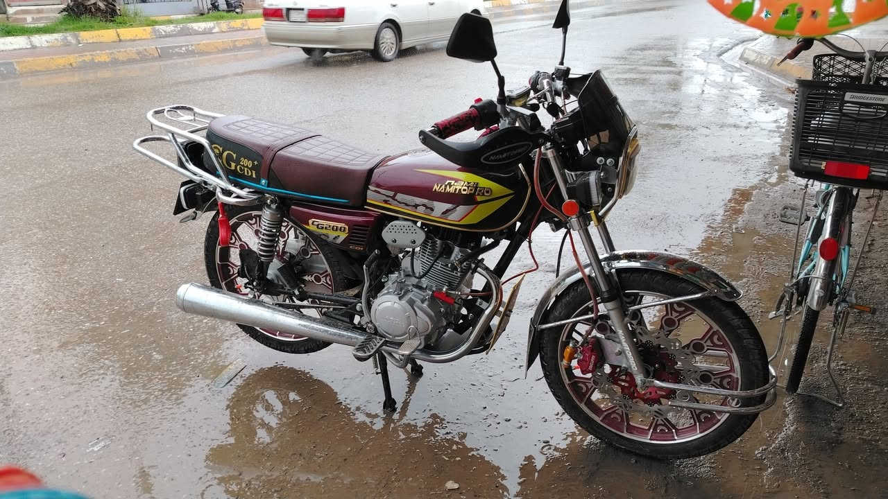 دراجه نامي ابرو موديل 25محرك 200بعده عله وضع الشركه كله شرط السعر 800وبي مجال 
مكاني الحويجه داخل ***********
