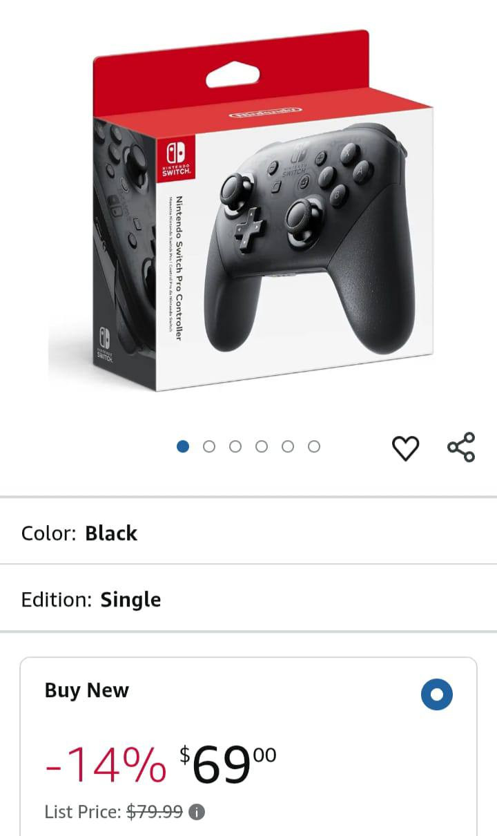 جويستك نينتيندو سويتج برو
Nintendo switch pro controller 
جديده السعر 45 الف (ملاحظة الدكمه الجوه الجويستك اليسار عاطله او تشكل او من جهازي ما اعرف) متوفر توصيل لجميع محافظات العراق


**إذا كنت صاحب هذا الإعلان وتريد حذفه لأي سبب، رجاءا أرسل رسالة إلى الدعم الفني**