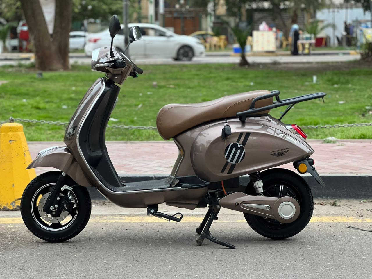 سلام  عليكم شباب دراجه شحن للبيع نوع كلاسك MTR دراجه بعدها وضع وكاله استخدام 25 يوم فقط وصل شراء موجود. دراجه عالميه والله وسياقتها بعد احله دراجه تخيل ومكفوله كفاله عامله وعفحص بيها مواصفات تخبل 

الموديل 2026
النوع كلاسك MTR 
البطاريات 5 دبل 
التحويلات 1.2.3
السرعه 60
رجوع الخلف R 
تشغيل عن بعد 
جهاز انذار السرقه 
بصمات 2
سويجات 2
وصل شراء موجود
اشاير رباعيه 
لايتات زنوزن قويه جدا 
شاشه تعرض الك كل عطل يصير 
بريكات دسكات دهن هدروليك 
 شاحنه اصليه  تدعم شحن سريع ويقاف ذاتي 
اطارات جوبلس  
لونها كلششش مميز وحلو 
كلها كامله مكمله 

اي استفسار اتصال 

***********

مكاني بغداد الاعظميه
