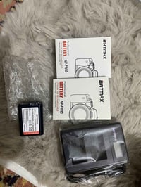 بطاريات NP-FW50 • شاحن مزدوج شاشة • للكاميرات a6000/a6300/a6500