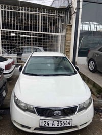 كيا سيراتو موديل 2013 وارد خليجي لون ابيض  محرك 16 فقط مبدل گاز كيت   ...