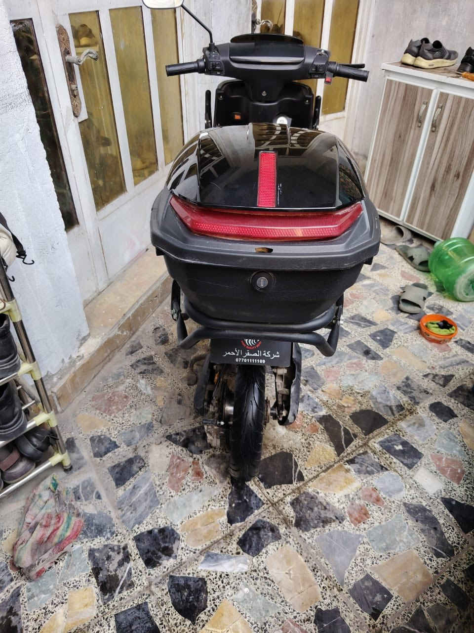 السلام عليكم

دراجه شحن للبيع نظيفة استعمال شخصي 7بطاريات

السرعة 100

ابريك دسك امامي خلفي + نظام اي بي اس 

نضام حماية سرقه 

سرعه 3 وضعيات

نظام ال R

نظام P

جهاز انذار قفل سكيورتي 

مكان بغداد حي اور 

***********
