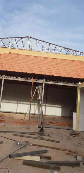 معمل الرحمن لصناعة الجملونات والهياكل الحديديه والكرفانات جميع السقائف والابواب القاصه وباسعار مناسبه جدا نعمل في جميع المحافضات باداره ابو محمد التركي موبايل ***********
