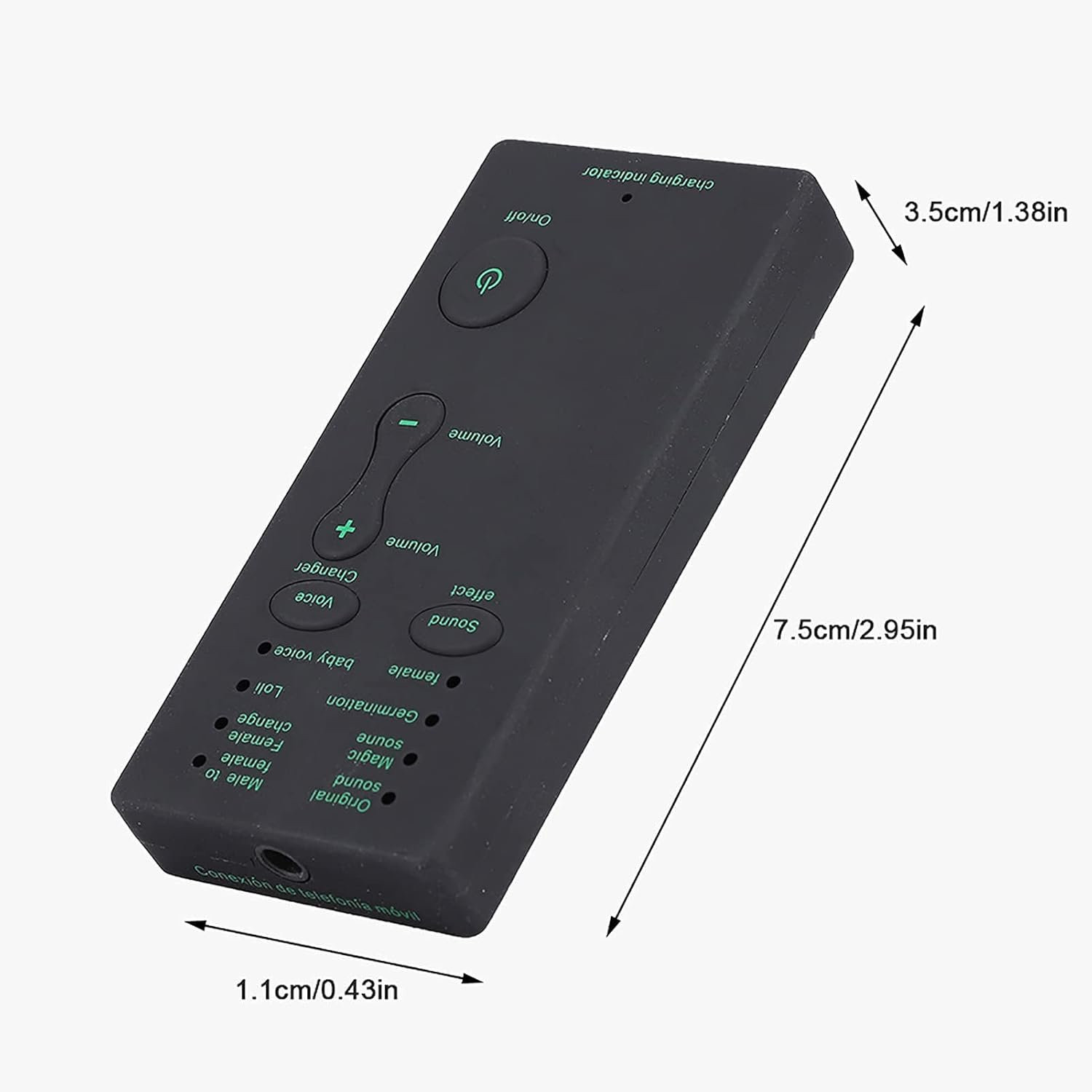 تغيير الصوت: 
• استمتع بتغيير صوتك إلى أي صوت تريده، من ذكر عميق إلى أنثى رقيقة، أو حتى روبوت!
• الترفيه:
• أضف لمسة مرحة إلى محادثاتك مع الأصدقاء أو زملاء العمل، أو استخدمه أثناء لعب ألعاب الفيديو لزيادة المتعة.
• الخصوصية:
• حافظ على خصوصيتك أثناء المكالمات أو الدردشات عبر الإنترنت، أو استخدمه لإخفاء هويتك.
• الإبداع:
• جرّب أصوات مختلفة لتقديم عروض مسرحية أو كوميدية، أو استخدمه لصنع محتوى إبداعي فريد على الإنترنت.
• *تفاصيل سريعة*
• المادة المصنوع منها : البلاستيك ABS . كربلاء, العراق


**إذا كنت صاحب هذا الإعلان وتريد حذفه لأي سبب، رجاءا أرسل رسالة إلى الدعم الفني**