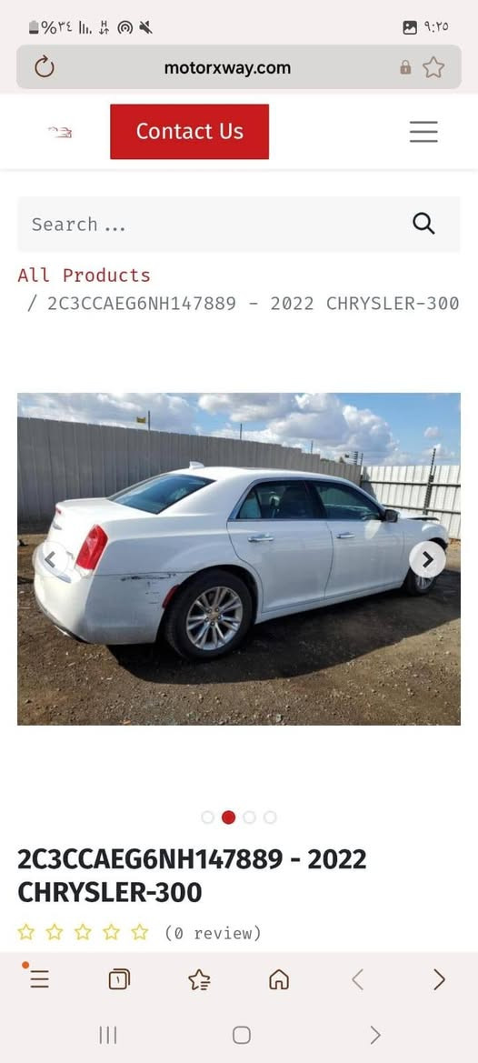 للبيع – Chrysler 300 موديل 2022 🇺🇸
موديل: 2022
محرك: 3.6 لتر V6 Pentastar
ناقل حركة أوتوماتيك 8 سرعات
شاشة لمس مع Apple CarPlay وAndroid Auto
كاميرا خلفية
 📋 يتوفر تقرير فحص. 
📍الموقع: بغداد حي الخضراء
للاستفسار  يرجى الاتصال على الرقم 
***********
