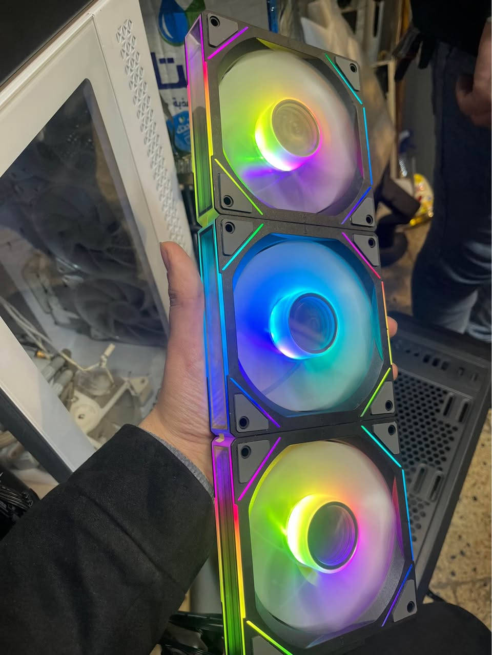 غراض للبيع
معالج 2600x ٦٠ الف

Ssd 512gb 75 الف

كت ٣ مراوح مغناطيسي 30 الف

كيس فانتك ٤ مراوح نظيف كامل جام وظهر ٦٠ الف

رام T force tuf gaming 16gb 3200 ١٢٥ الف

رام 8*2 3200 كبس ١٢٥ الف

توصيل ٥ لكل المحافظات موصل, نينوى


**إذا كنت صاحب هذا الإعلان وتريد حذفه لأي سبب، رجاءا أرسل رسالة إلى الدعم الفني**