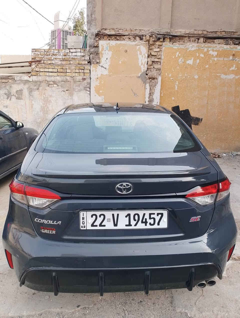 كورولا ٢٠٢٣ للبيع فقط بدون مراوس
لون اسمنتي مرقم اربيل باسمي 
محرك ٢٠٠٠ ماشي ٤٢ الف
مواصفات se بصمه وارد امريكي حادثها  موضح
 بالصور قطعتين صبغ  فقط  ايرباك برده فقط  بدون دواخل 
مكفول كير مكينه  لغد وشاصي جاهزه بدون اي نقص  
مكانه بغداد  #الاعظميه.
 السعر ١٥٣ وبي مجال 
للاستفسار ***********
