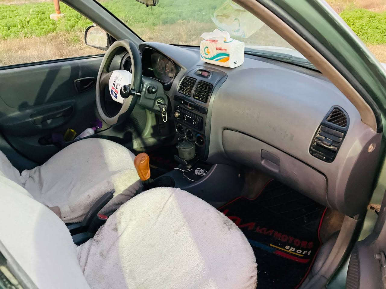 السلام عليكم 
هونداي اكسنت 2005 رقم مثنى
سنويه لل 2030
السياره جاهزة 
 للتواصل ***********
مكاني رميثه
