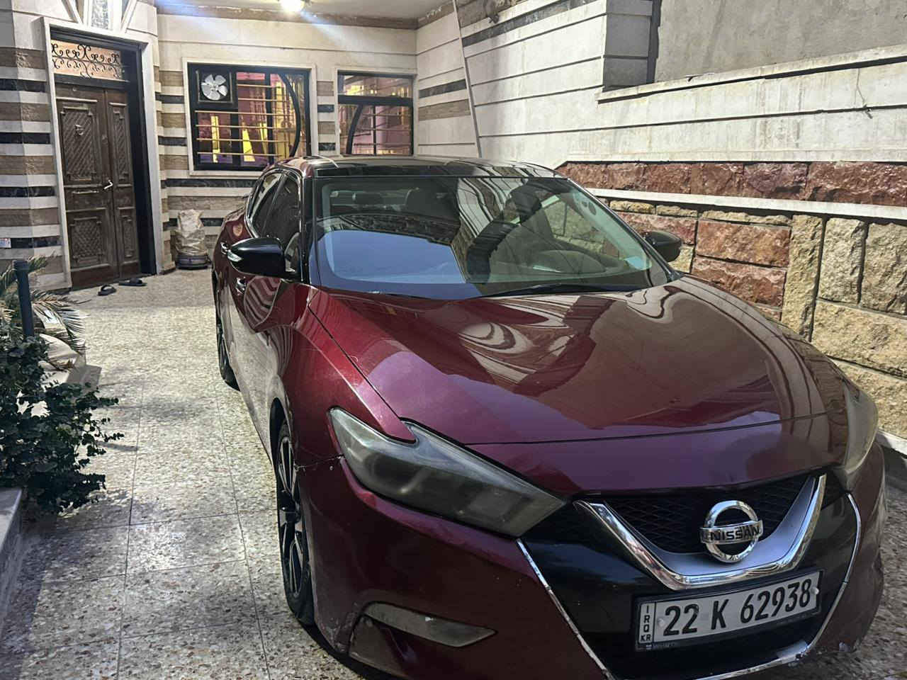 نيسان مكسيما SL موديل ٢٠١٧
المسافه المقطوعه ١٦٠ الف
فول مواصفات ومعروفه مواصفاتها 
حادثها بأمريكا جاملغ خلف سايق
وحادثها بالعراق جاملغ خلف صدر وموضح بالصوره
بيها بعض نواقص 
كير مكينه صدر امامي خلفي صار شهر من مسويلهن ادامه 
تخم تاير جدد 
السعر ١٣٠ وبيها مجال للشراي
اللاستفار ***********
غير متواجد ع فيس
