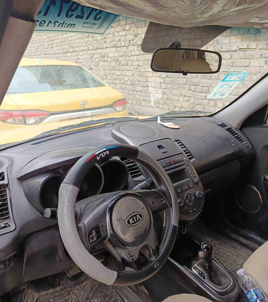 ب ٦٧ ورقة....كيا صول ١٣ امريكي حادثها جاملغ وباب محرك دوش ..السيارة جاهزة من كير ومحرك وتبريد وصدر وتخم تاير  *********** مكاني بغداد جديدة
