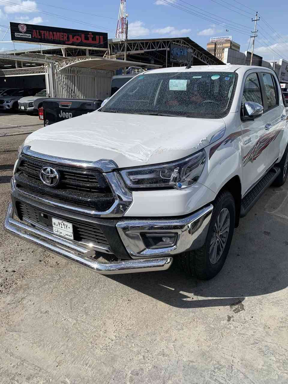 هايلوكس (2024) سعودي
ماشية 9 الف 
فول مواصفات 
بوضع الزيرو
مرقم بغداد 
السعر 360 ورقة وبيهة مجال 
متواجد واتساب فقط ***********
